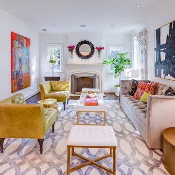 Tuxedo Tufted Sofa Makes a Statement