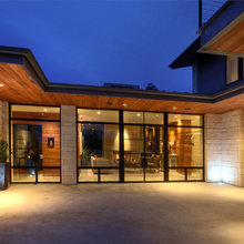 outside