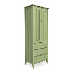 Cottage Small Three Drawer Armoire - Armoires And Wardrobes