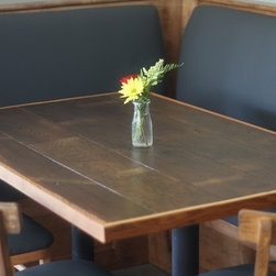 Table Top made from Reclaimed Pine Baseboards - Products