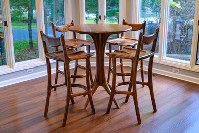 The Churchill, a Maloof style bistro or cocktail table.