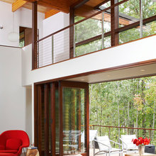 upstairs over great room on exterior wall