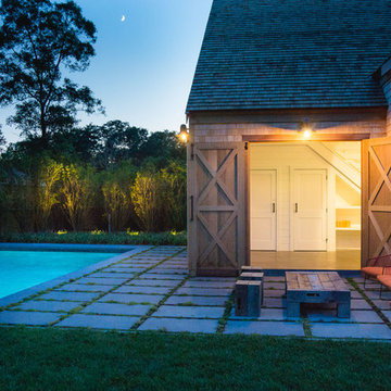Cape Cod Barn, Pool, Patio and Landscape Design | Orleans, MA