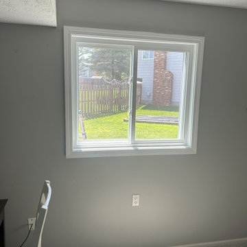 New Windows, Exterior painting and shadow box fence