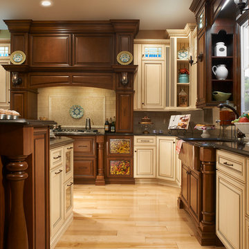 Two-Toned French Style Kitchen