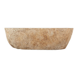 Liuetenant Natural River Stone Vessel Sink - Products