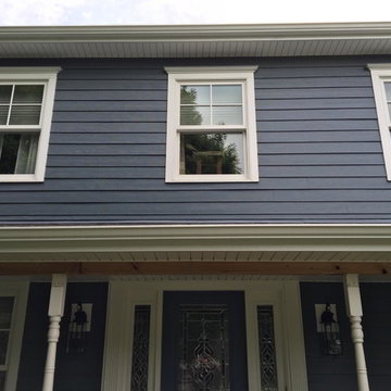 Evening Blue James Hardie Siding Transformation