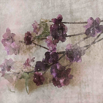 "Purple Flowers 2" Print on Canvas by Irena Orlov