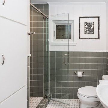 The Retro Green Bathroom