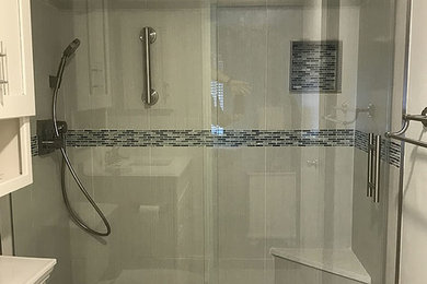 3/8" Frameless Clear Glass "Barn Style" Shower Door Sarasota