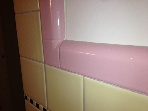How Do I Remove Icky Paint From Vintage Tile - How To Remove Paint From Bathroom Tile