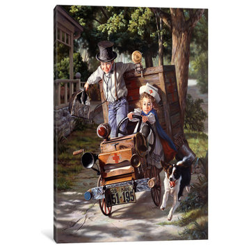 "Help on The Way" by Bob Byerley, Canvas Print, 18"x12"