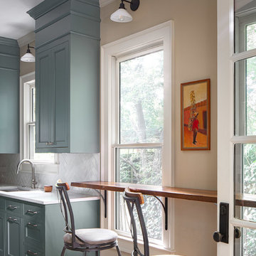 Transitional Kitchen and Porch Renovation in Atlanta