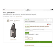 BROOKSTOWN EXTERIOR LIGHTING
