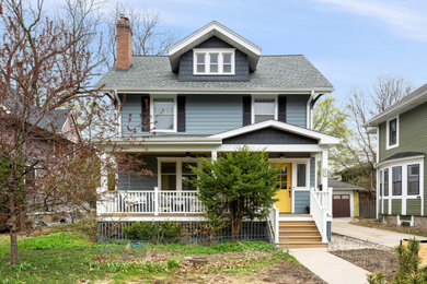Example of a classic exterior home design in Minneapolis