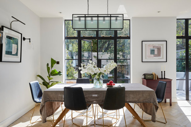 Transitional Dining Room by Imperfect Interiors