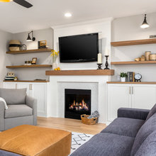 fireplace mantel