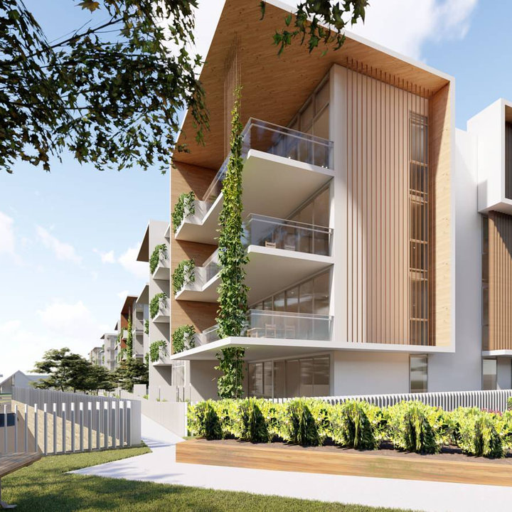 A closer look at Scandinavian Apartment Exterior Design With Rustic Decor