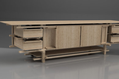 Gerrit Rietveld inspired side table
