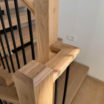 Project #139 | Four Story Modern Floating Staircase
