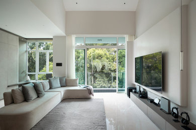 Home design - contemporary home design idea in Singapore