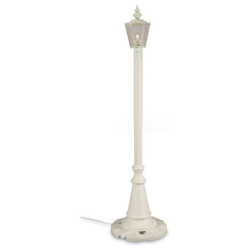 Cambridge Single Lantern Patio Lamp, White