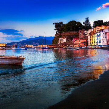 La barca celeste di Gesù riposa in Marina Grande Sorrento