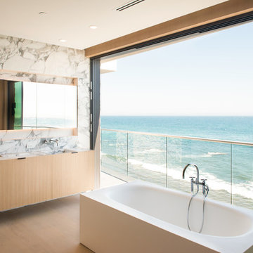 New Malibu Beach Front Home (recently completed)