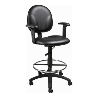 Boss Office Products Fabric Deluxe Posture Task Chair With Loop