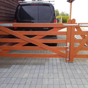 Wooden Driveway Gates