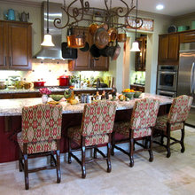 kitchen printed chairs