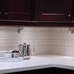 Linear Glass Mosaic Tiles - Mosaic Tile