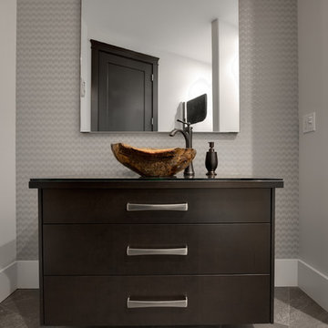 Stained Maple Vanity