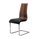 Blok Narrow Buffet Sideboard, Seared Oak and Black Cast Iron Legs