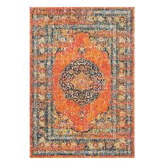 50 Most Por 5 X 7 Area Rugs For 2018 Houzz Nuloom Persian Olivia Area Rug Rectangle Orange 5 X7