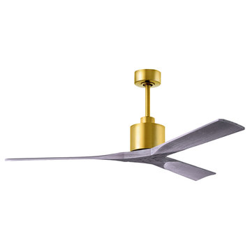 MFan 60"Ceiling Fan from the Nan collection in Brushed Brass finish