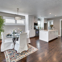 Kitchen dark floor