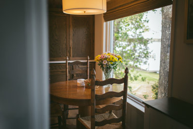 Example of a dining room design in Other