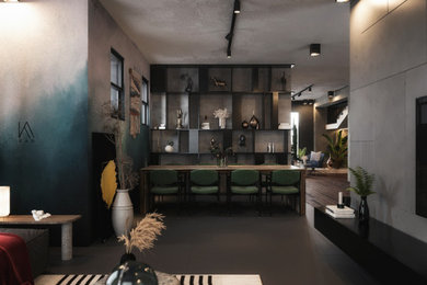 Inspiration for a modern home design remodel in Other