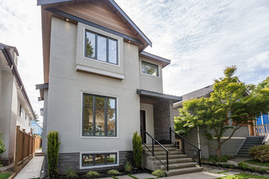 Example of a trendy home design design in Vancouver