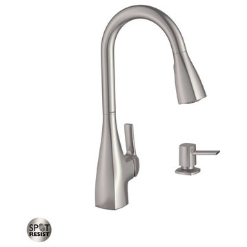 Moen 87599 Kiran Pullout Spray High-Arc Kitchen Faucet - Spot Resist Stainless