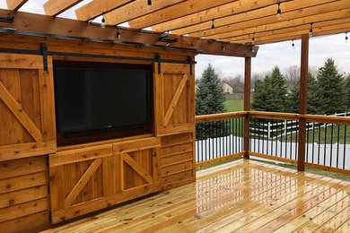 Example of a deck design in Columbus