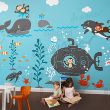 Modern Kids Wall Decor by Etsy