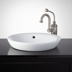 Milforde Semi-Recessed Sink - Bathroom Sinks