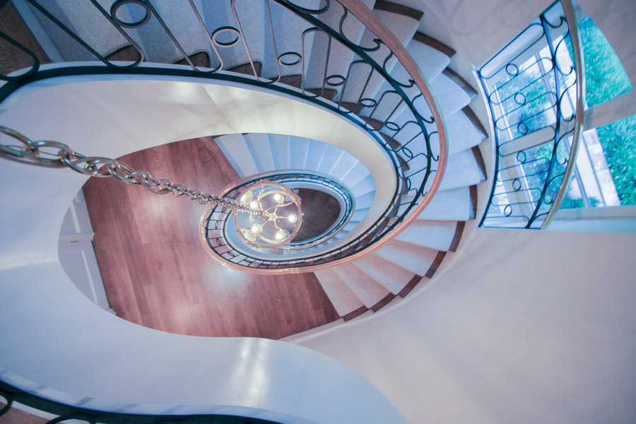 Sculptural/Elliptical Staircase Near Foreign Embassies in Wash. DC, 20008
