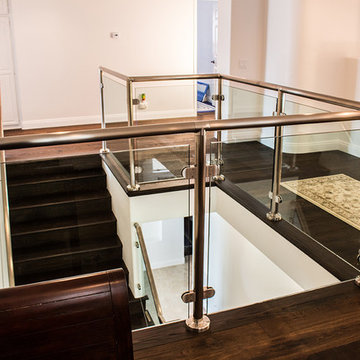 Glendale - Glass Railing Loft Addition