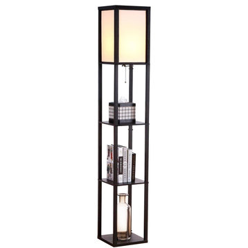 Modern Mood Standing Lamp For Bedroom/Living Room, Classic Black