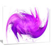 Abstract Purple Fractal Pattern, Abstract Wall Art Canvas, 20x12