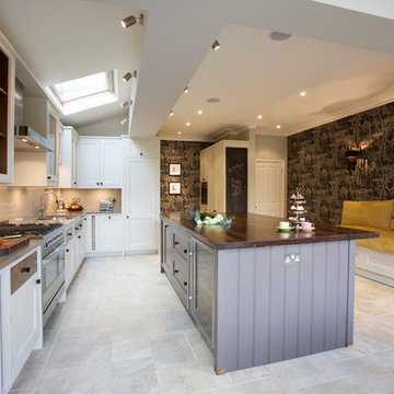 Painted Kitchen with a Twist, Barnes SW13
