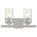 Livex Lighting - Livex Lighting 10152-05 Harding - Two Light Bath Vanity - The transitional style of the Harding 2 light vaniHarding Two Light Ba Polished Chrome Clea *UL Approved: YES Energy Star Qualified: n/a ADA Certified: n/a  *Number of Lights: Lamp: 2-*Wattage:100w Medium Base bulb(s) *Bulb Included:No *Bulb Type:Medium Base *Finish Type:Polished Chrome